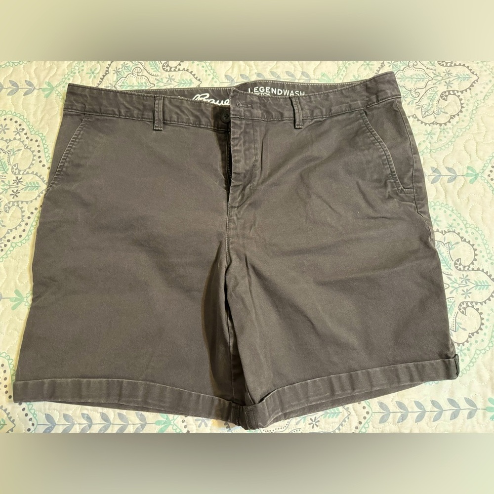 Gray Eddie Bauer Chino Style Women’s Shorts
